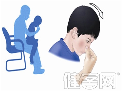 小兒秋季流鼻血急救方法