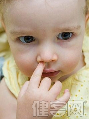 孩子愛挖鼻 容易引起鼻出血